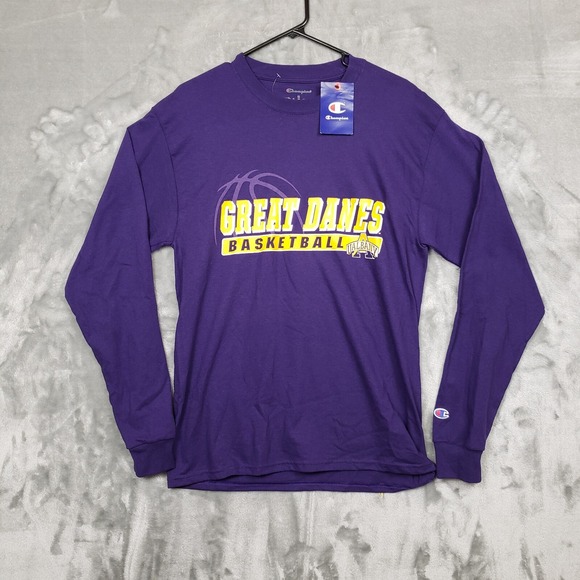 Champion University Of Ualbany Great Danes Basketball Long Sleeve M Shirt - Picture 1 of 7